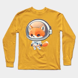 astronaut fox Long Sleeve T-Shirt